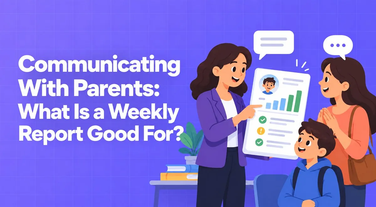 Communicating With Parents: What Is a Weekly Report Good For?