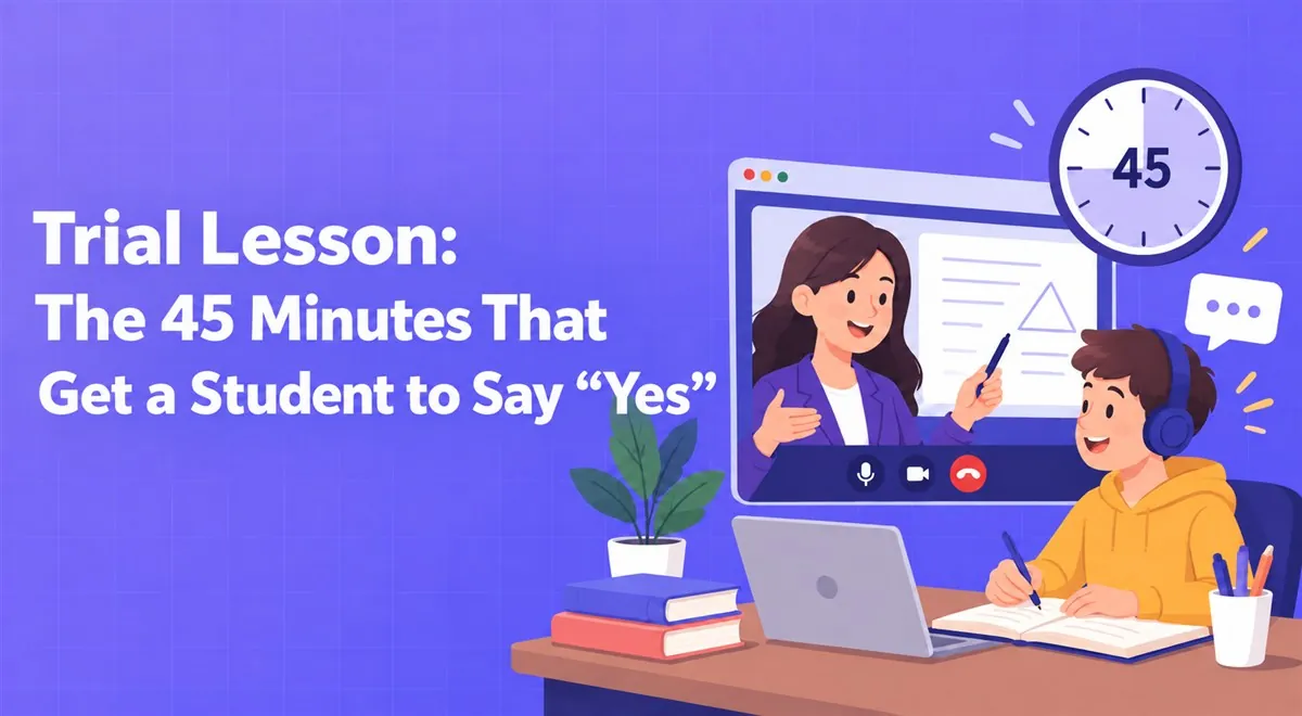 Trial Lesson: The 45 Minutes That Get a Student to Say "Yes"
