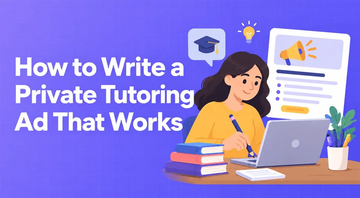 How to Write a Private Tutoring Ad That Works