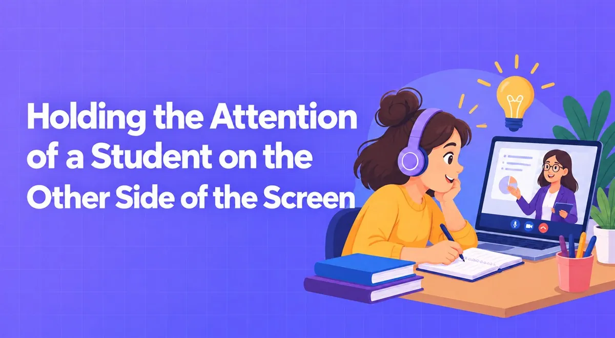 Holding the Attention of a Student on the Other Side of the Screen