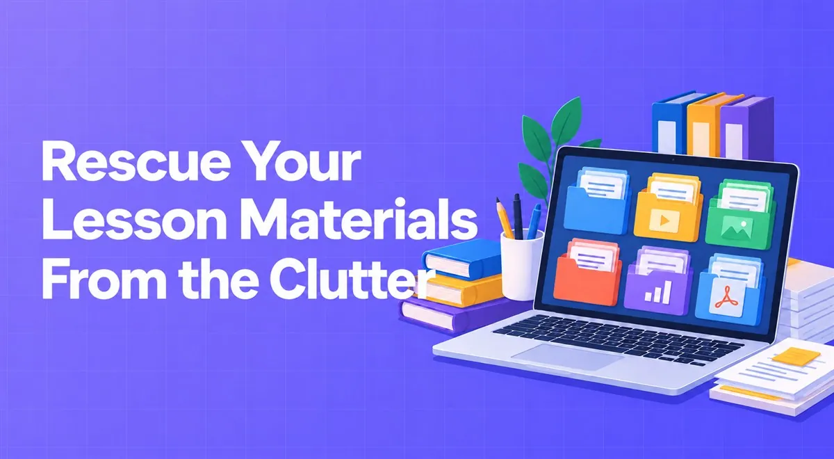 Rescue Your Lesson Materials From the Clutter