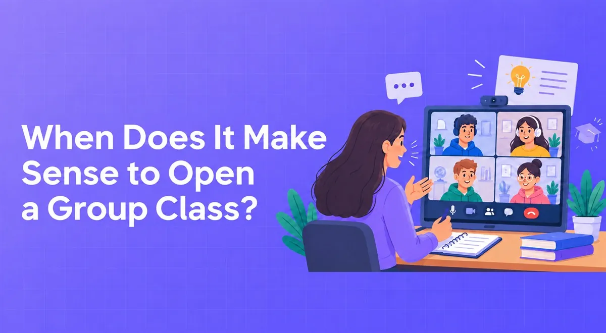 When Does It Make Sense to Open a Group Class?