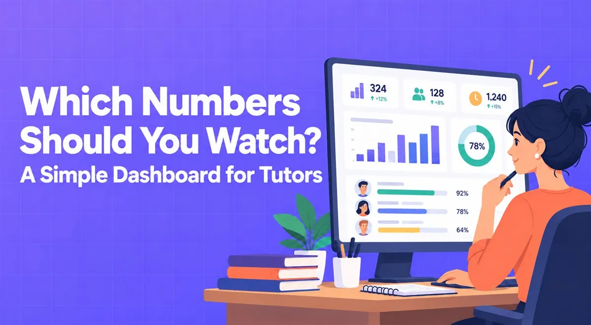 Which Numbers Should You Watch? A Simple Dashboard for Tutors